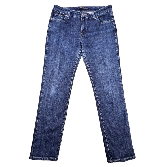 Levi's Denim - Levi's Dark Wash Mid Rise Skinny Jeans Womens 12M Blue Denim Stretch